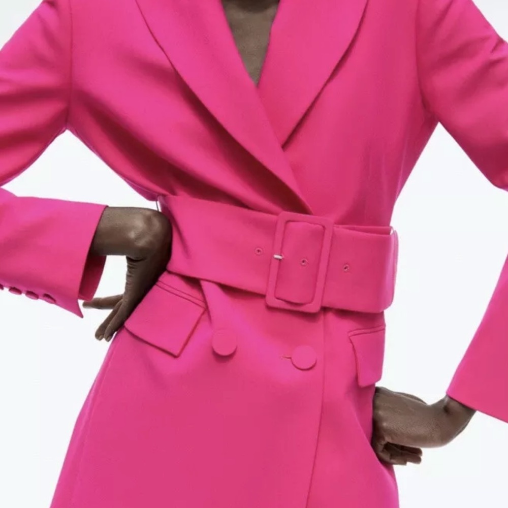Zara belted blazer dress size small